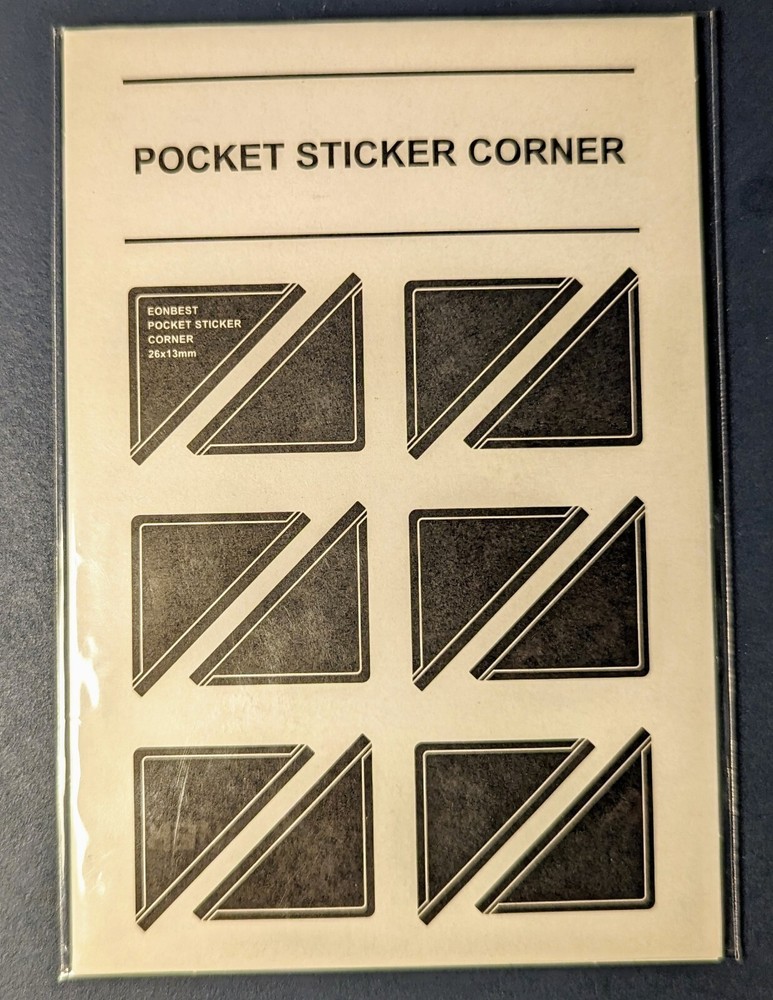 Clear Self-Adhesive Corner Pockets For Photos,Pictures.5 Pack(360) 1 x 3/4 x 3/4