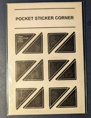 Clear Self-Adhesive Corner Pockets For Photos,Pictures.5 Pack(360) 1 x 3/4 x 3/4