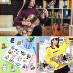 Waterproof 106PCS Non-Repeating Animal Stickers – Creative Fun for Everyone