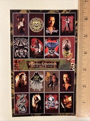 Pirates of the Caribbean Sticker Sheet Scrapbook Planner Craft Stickers