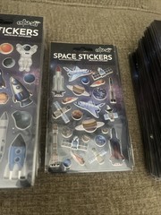 Huge Lot Of 119 Space Stickers New Reward Teacher Scrapbooking Party Sealed Pack