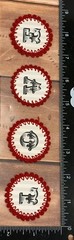 MICHAELS 447555.5 CROCHET LOVE EMBELLISHMENT STICKER VALENTINE DAY