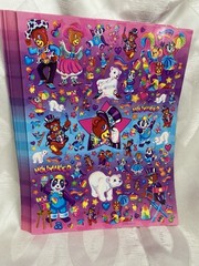 Vintage JUMBO Lisa Frank Sticker Sheet