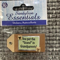 New Sandylion Essentials Scrapbooking Stickers – Grandparents