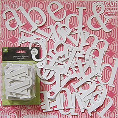 Making Memories Large Shimmer Jigsaw Chipboard (white) Save 50%