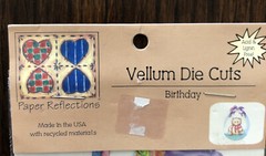 Paper Reflections Vellum Die Cuts Birthday Stickers