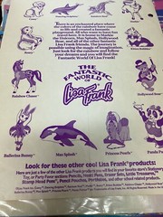 JUMBO Lisa Frank Characters Large Jumbo Sticker Sheet For 3 Ring Binder