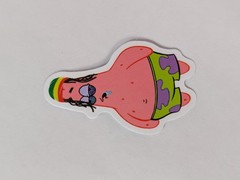 Set Of 7 Stickers Patrick Star SpongeBob SquarePants Assorted Sticker Designs