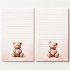 Cute Bear Journal Kit Junk Journal Kit Scrapbook Kit