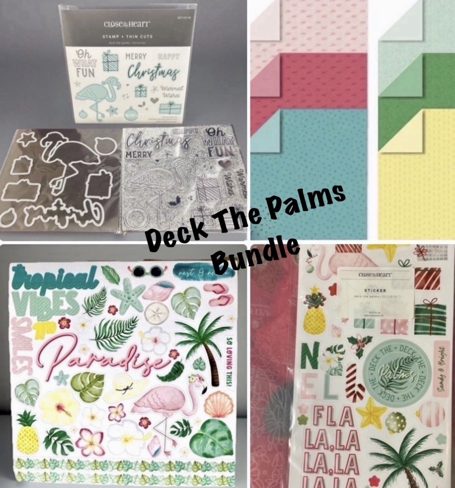 CTMH DECK THE PALMS Bundle See Description For Details