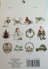 Recollections Christmas Sticker Pack 24 Pieces