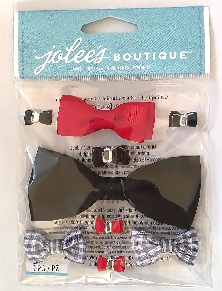Jolee’s Boutique Embellishments – BOWTIES – 9 pcs