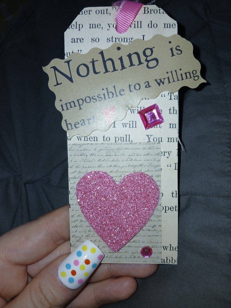 Cute Tag Junk Journal Scrapbook Usa Seller