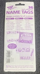 TREND Self-adhesive Name Tags (36 stickers) T-68003