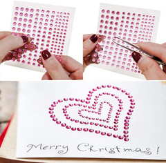 4125 PCS Self Adhesive Rhinestone Stickers, Bling Gem Stickers for Face Nail Bo