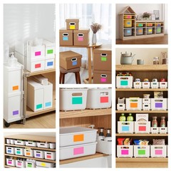 Colored Labels Stickers 3″ x 2″, Moving Labels for Boxes, 10 Colors, Large Ad…