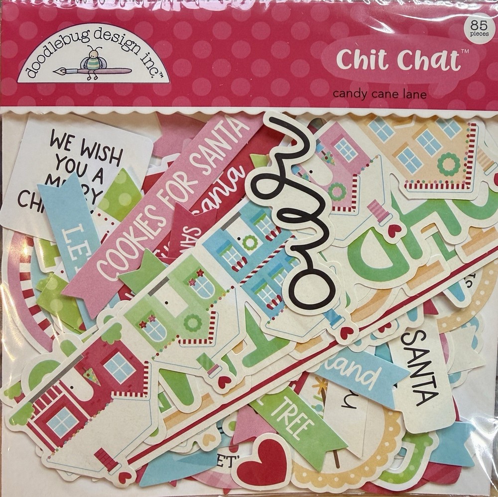 Doodlebug Candy Cane Lane Chit Chat