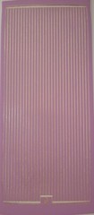Peel Off Stickers 3mm Borders Stripes Pinks Red Purple Gold Silver Glitter