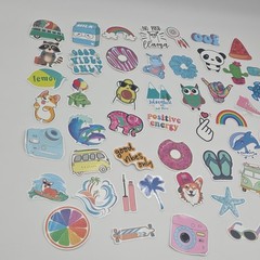 Cute Animals & Insects Sticker Lot – Multicolor Assorted Scrapbooking Designs