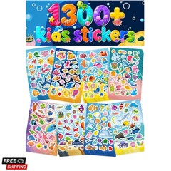 Ocean Animal Stickers for Kids, 1300+ PCS 40 Sheets Sea Life Sticker Sheets, …
