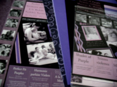 Perfect Fit Blue/Purple Photo Mounting Paper, Shades of Purple Paper