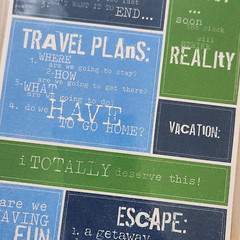 NEW Lot 2 Making Memories «Like It Is» Die Cut Stickers VACATION -C