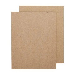 8 1/2 x 11″ Chipboard Pads – .022″ thick – Brown (50 – Count)