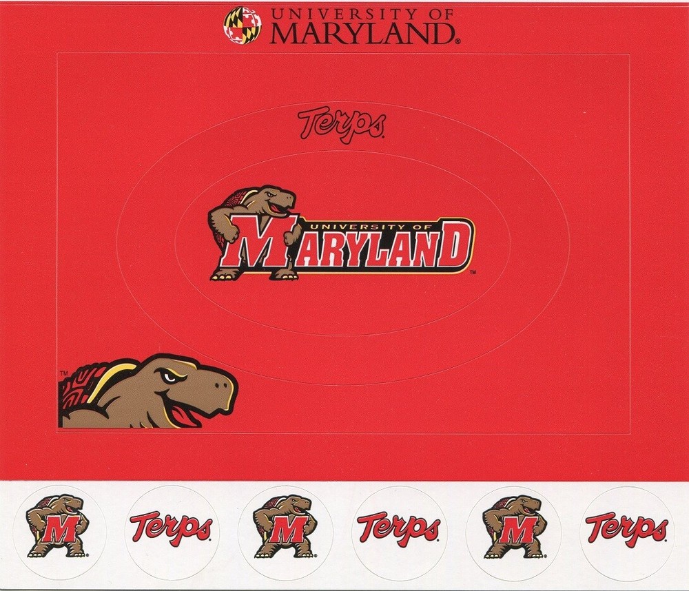 University of Maryland Terrapins NCAA Cardstock Sticker Frame, scrapbook