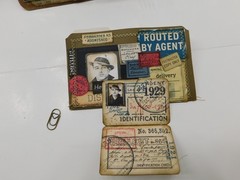 Junk Journal Add-Ons Handmade Tags Card Envelope File Clipboard Ephemera Set 7