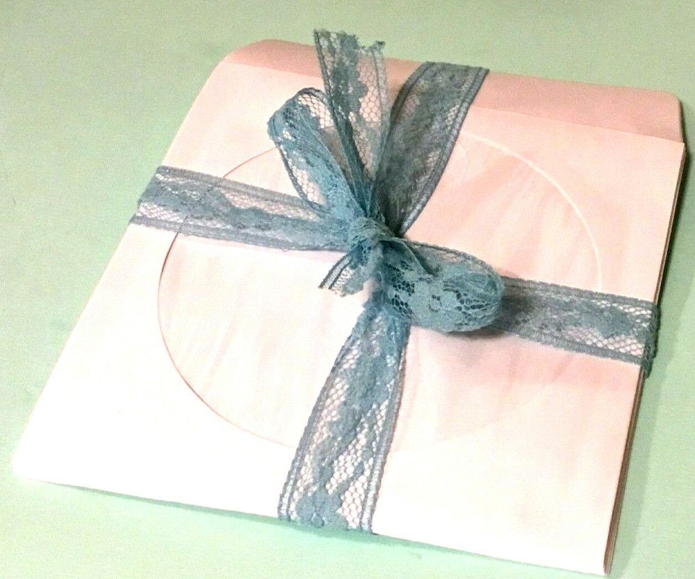Junk Journal Supply CD/DVD White Paper Sleeves plain 10 pockets storage cards