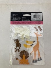 Lot of 5 Provo Craft STAND-OUTS 3D Stickers Insects, Zoo, Tools, Construction