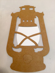 Tim Holtz Die Cuts * Rustic Lantern * 8 Sets * Black, Kraft or Red Cardstock