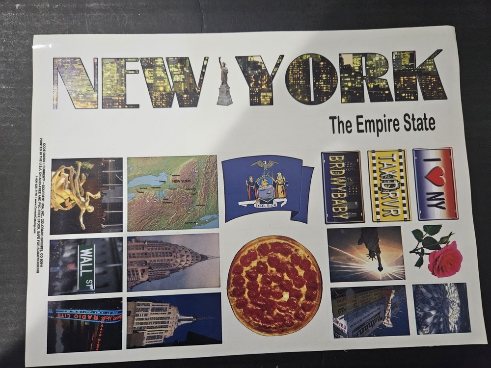 Current USA – New York, The Empire State, Theme Stickers