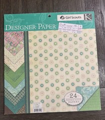 Girl Scout Scrapbook Kit K & Company 12 X 12 Stickers Paper Scrapbook Cards