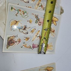 Vintage new sheets Hallmark Stickers Seals Fairy Pixie 1981 Package