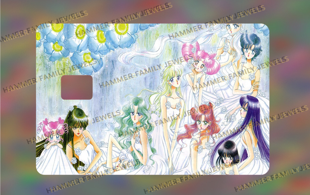 Sailor Moon Fan Art Card Decal *