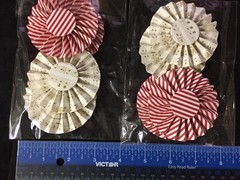 Anna Griffin FUN! HOLIDAY EMBELLISHMENT LOT Rosettes, Ribbons, Sparkly things!