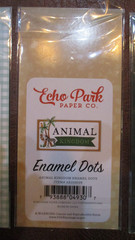Echo Park Enamel Dots Stickers Lot X4