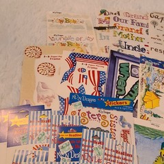 Lot of NRN Designs Stickers Holiday Family Friends Vacation Cowboy Baby Die-cuts