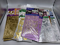 Lot Of 19 Dazzles Sticker Packs, Unopened, Butterflies, Easter, Christmas