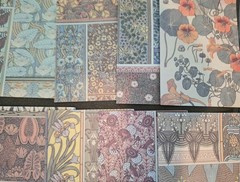 100PC Scrapbooking Ephemera Paper Pack New Design Retro Floral Dance Review…