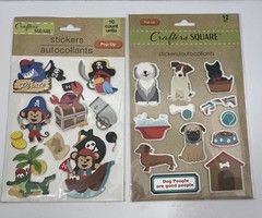 Miscellaneous Stickers Dogs Pirates Cupcakes Grandmother Paper Crafts
