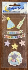 8 pkgs Baby Birthday Stickers Scrapbooking Journal Card Making Craft 3Decembers