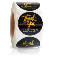 1.5 Inch Thank You Stickers | 500 Thank You Stickers for Small Business| Self…