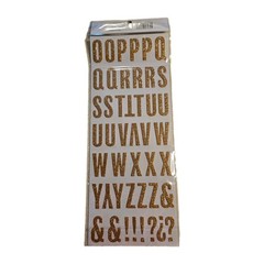New Recollections Alphabet Stickers Glitter 99 Pcs Scrapbooking Crafting
