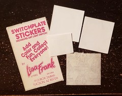 STICKERS! 5 PINK SANDYLION BJ LISA FRANK VINTAGE FUZZY FOIL GLITTER HEARTS 80s