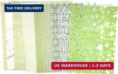Textured Scrapbook Paper Mesh Fabric – Junk Journal Supplies Assorted Set 51 She