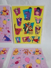 Vintage Stickers Winnie The Pooh 4 Sheets Piglet Eeyore Tigger Unused Hallmark