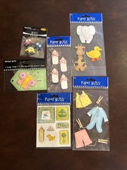 Set Of 6 Scrapbooking Embellishments Baby/child