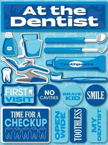 Reminisce Signature Series 3-Dimensional Sticker, Dentist